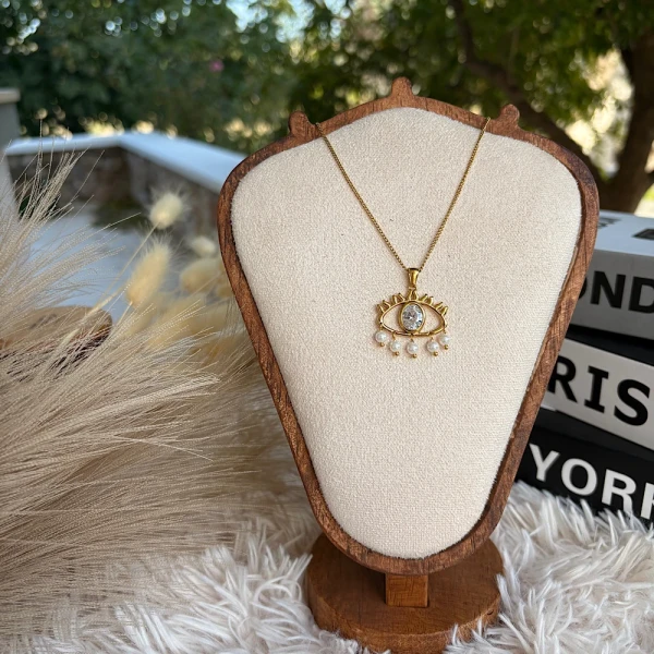 Mystic Eye – Κολιέ από ανοξείδωτο ατσάλι.