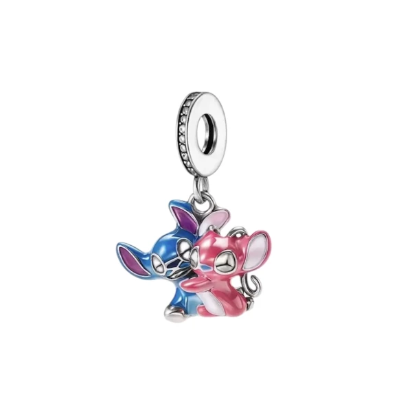 Charm Stitch-Angel-Στοιχείο σύμβολο με τον Stitch και την Angel.
