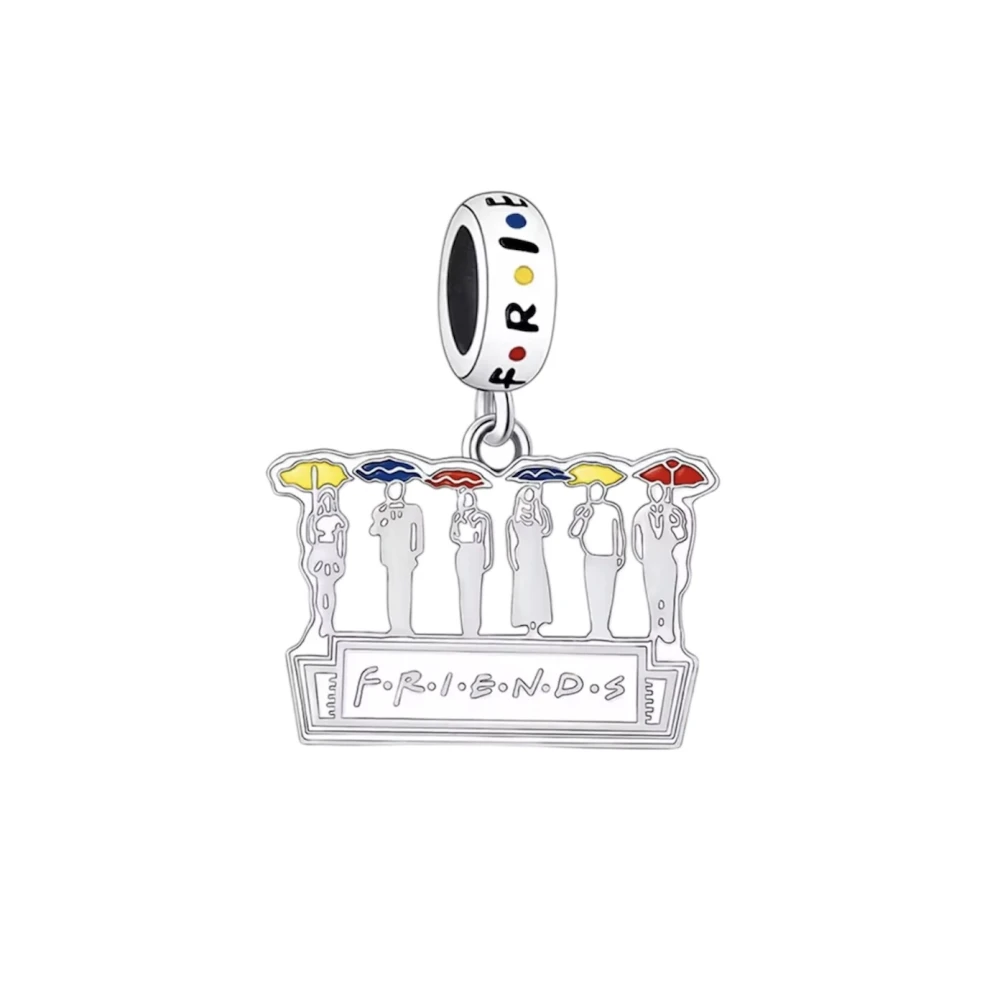 Στοιχείο Friends από ασήμι 925&ορείχαλκο