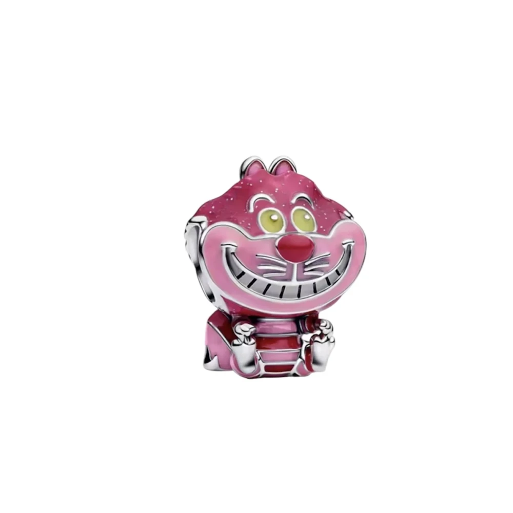 Charm Cheshire cat-Σύμβολο γάτα Τσεσάιρ-Αλίκη στην χώρα των θαυμάτων.