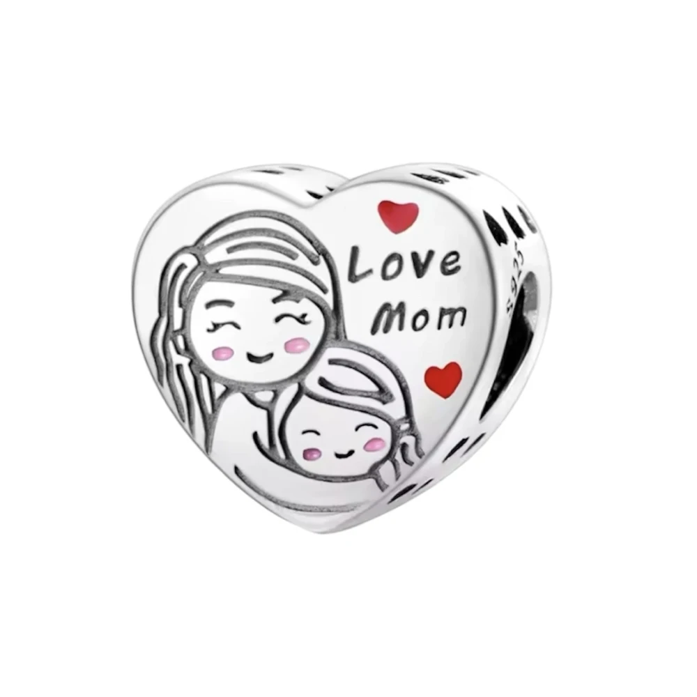 Στοιχείο LOVE MOM από ασήμι 925&ορείχαλκο. Στοιχείο LOVE MOM από ασήμι 925&ορείχαλκο.