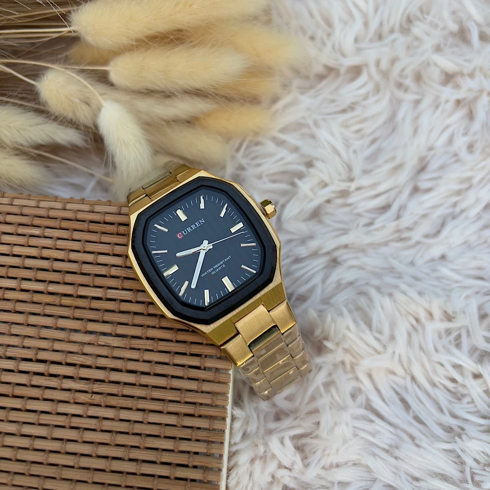 Golden Edge Black-Ανδρικό Ατσάλινο και αδιάβροχο ρολόι. Golden Edge Black-Ανδρικό Ατσάλινο και αδιάβροχο ρολόι.