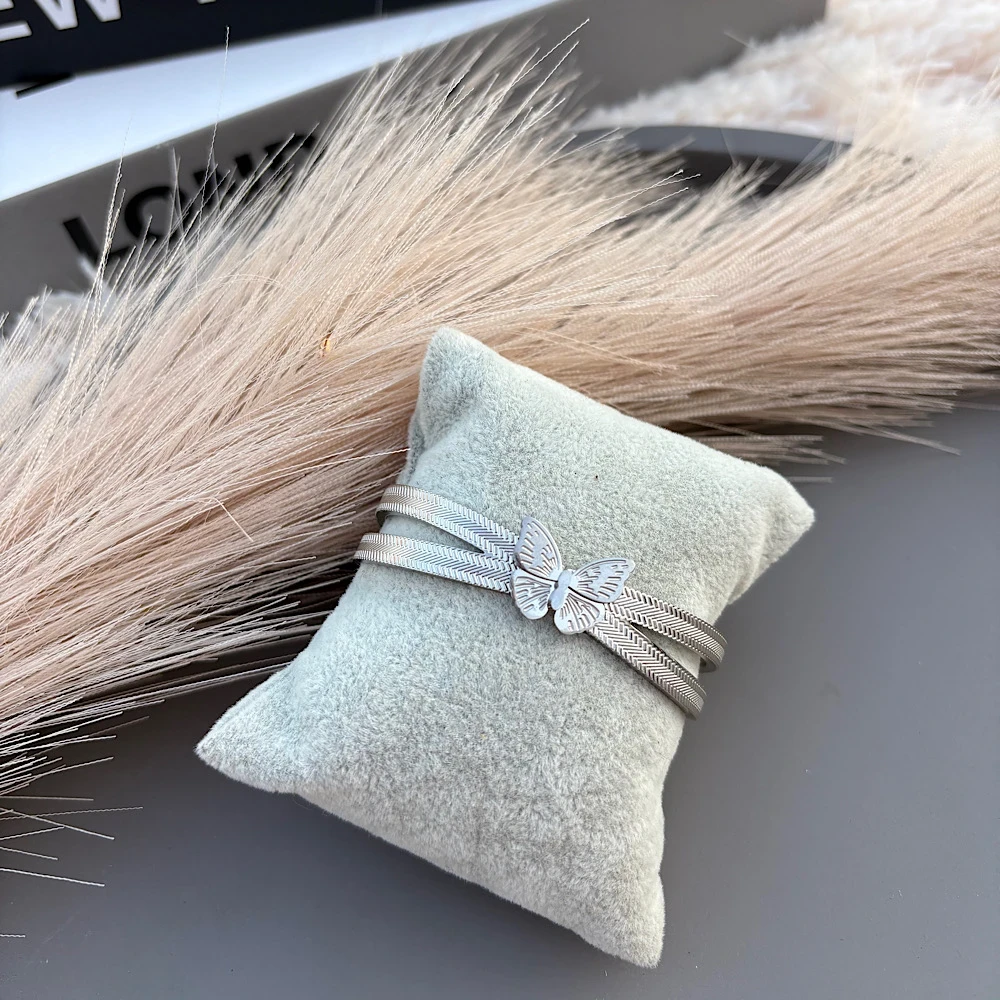 Βραχιόλι “Butterfly Charm” – Ατσάλι Βραχιόλι “Butterfly Charm” – Ατσάλι