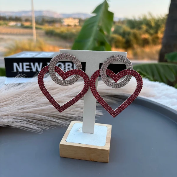 Statement Σκουλαρίκια “Glam Heart”