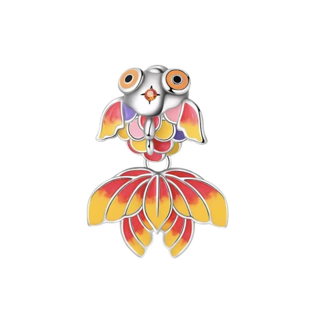 Lucky Goldfish Charm-Στοιχέιο-σύμβολο χρυσόψαρο.