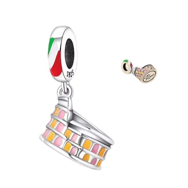 Charm Colosseo Rome-Στοιχείο/σύμβολο Ρώμη-Ιταλία.